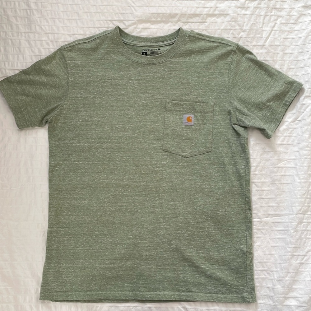 Women’s Carhartt Loose Fit Heather Green Tshirt
